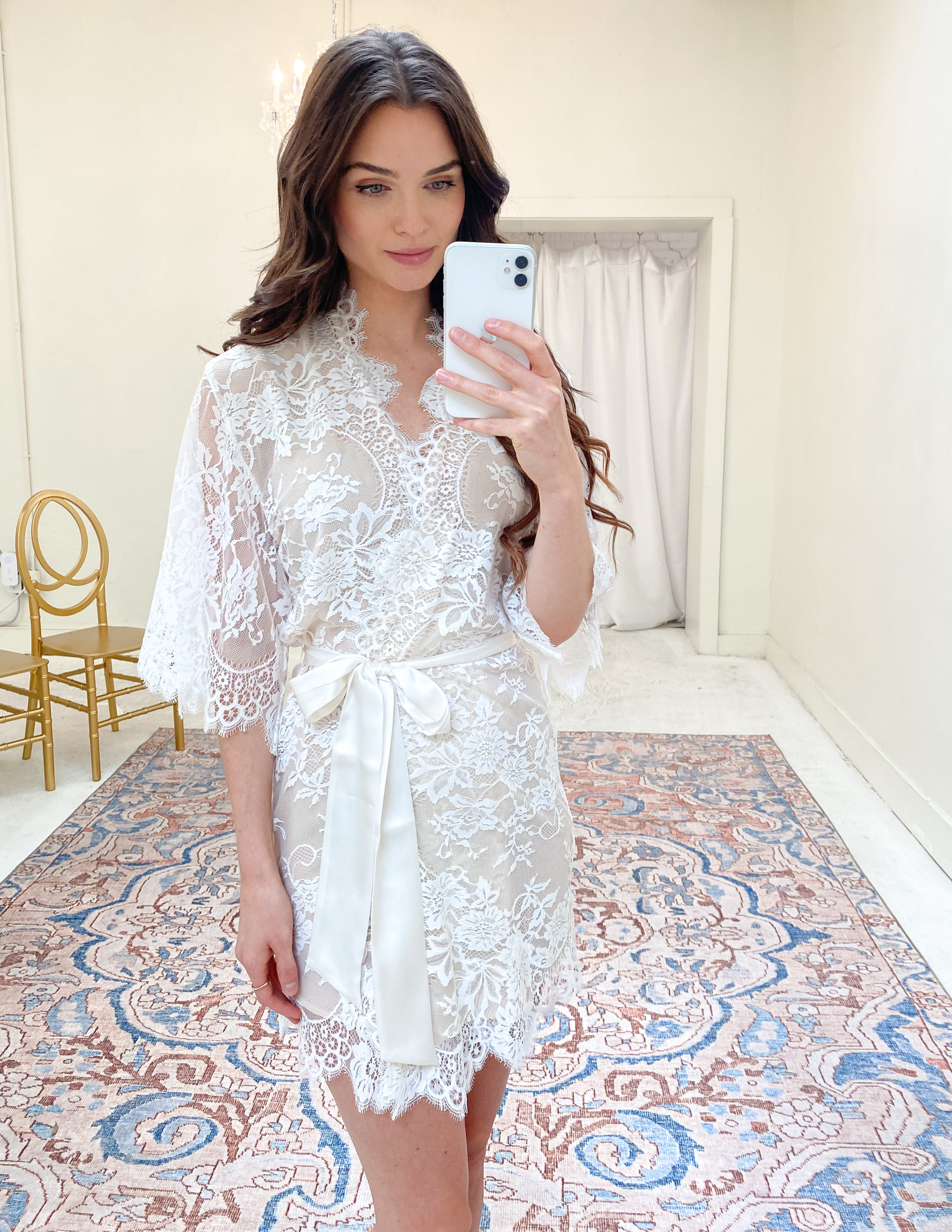 Lace Bridal Robe ...